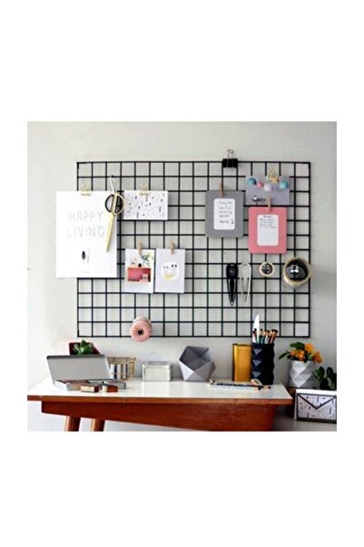 Cosargroup Fotoğraf Askısıtel Askılık Metal Pano Duvar Askılığı Notluk 70x50