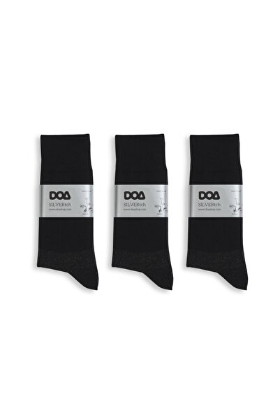 doashop جوارب فضية من القطن العضوي من Doa Silver - 3 أزواج