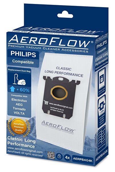 Philips Powergo Fc8293 - Fc8296 Συμβατή τσάντα σκόνης