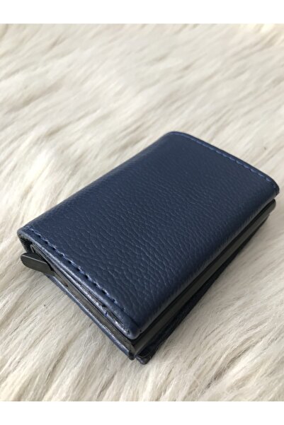 MKM MAN Синій автоматичний механізм, шкіряний гаманець