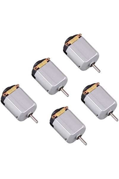 EmAyCenter 5 Adet Dc Motor, Deney Motoru, 3v, 6v Motor Yüksek Devir Dinamo Motor