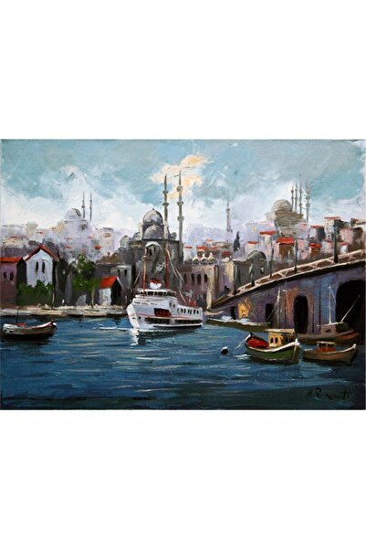 Tablosan Istanbul Haliç Manzaralı Kanvas Tablo 20x30 Cm Kb16140 20x30 Cm