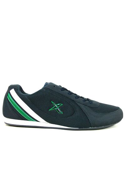 Kinetix Men's Navy Blue Green Lace-up Sneakers