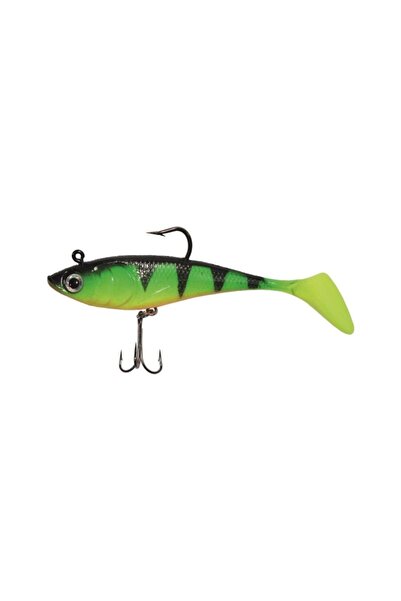 CAPTAIN 3544 Crazy Zander Uv Paint 12cm Turna Silikonu Suni Balık