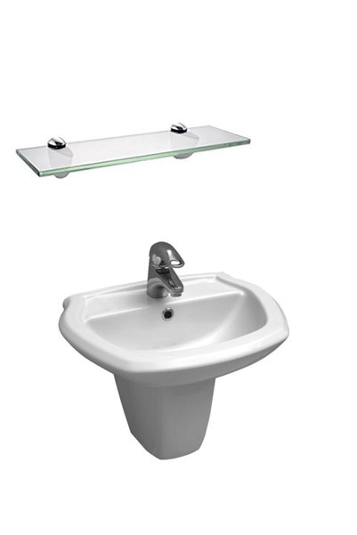 Depolife Glass Shelf Shelf 12x50cm