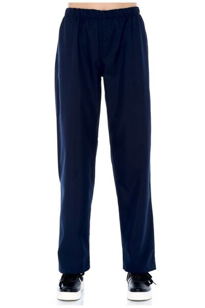 AĞCA İŞ ELBİSELERİ Women's Navy Blue Alpaca Trousers