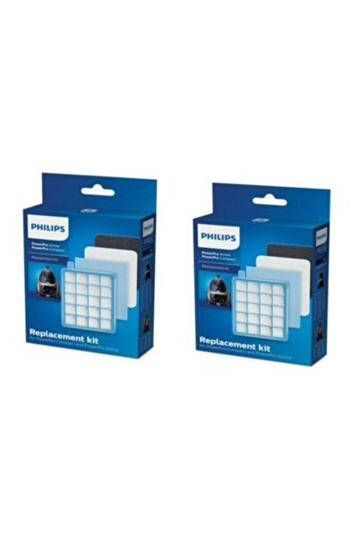 Philips Σετ φίλτρων Expermarket Power Pro Active Hepa - 2 τεμάχια (2 κουτιά) για ηλεκτρική σκούπα FC 9323/07