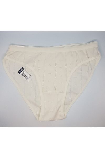 Tutku Γυναικεία εσώρουχα μπικίνι Jacquard Ecru 9 Pack Fua Shop 679