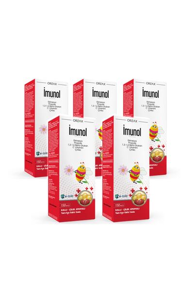 İmunol Imunol Sıvı Form Şurup 150 ml X 5 Adet