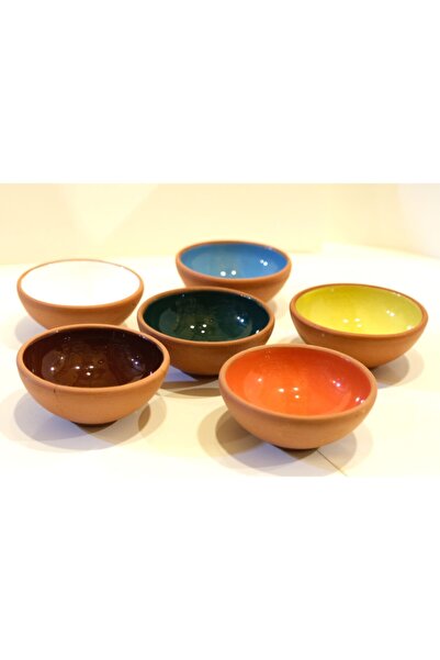 Ebruli Sanat 10cm Sırlı Kase