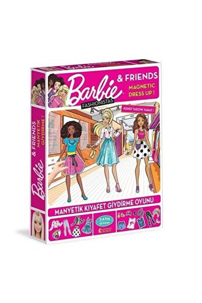 Diytoy Barbie Ve Arkadaşları Moda Manyetik Giydirme Oyunu Kostümleri 62 Parça