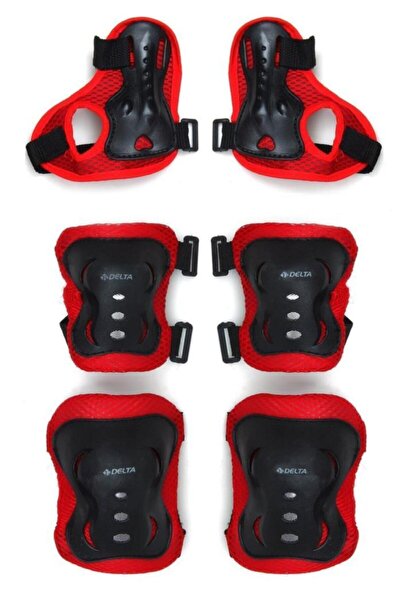 Delta Siyah Paten Kaykay Scooter Bisiklet Koruyucu Set Takımı - PRT 78 Scooter Koruyucu Aksesuarlar