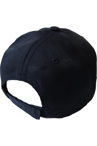 Zirve Unisex Navy Blue Sports Adjustable Hat with Velcro Back