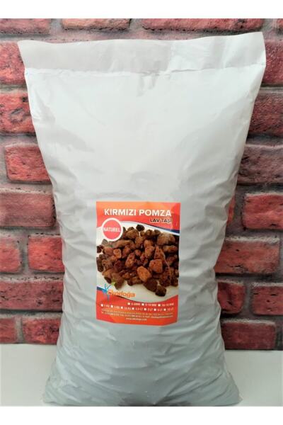 Ekodoğa Pomza 10 Kg 2-4 Cm Kırmızı Pomza Tarım Pomzası Pomza Taşı Lav Taşı Cü...