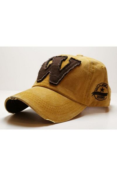 efsunkar Unisex Yellow Antique W Hat Cap