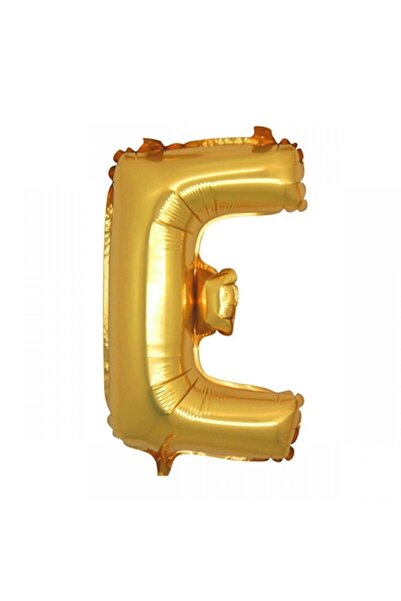 E Harf Gold Folyo Balon 90 cm