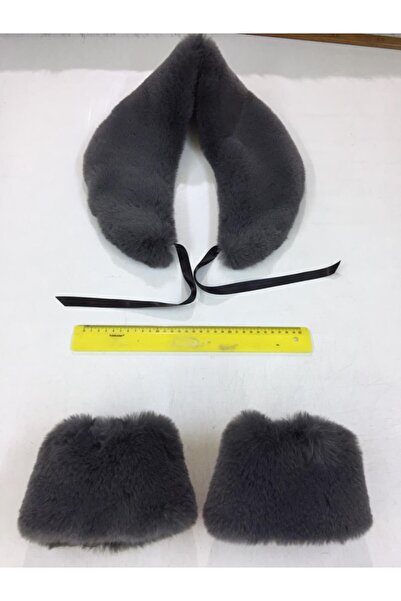 kurkyaka Kürk Şal Yaka Ve Kolluk