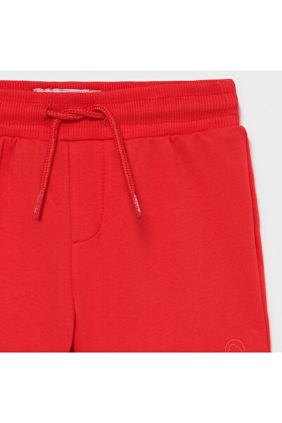 MAYORAL Red Baby Boy Fleece Shorts
