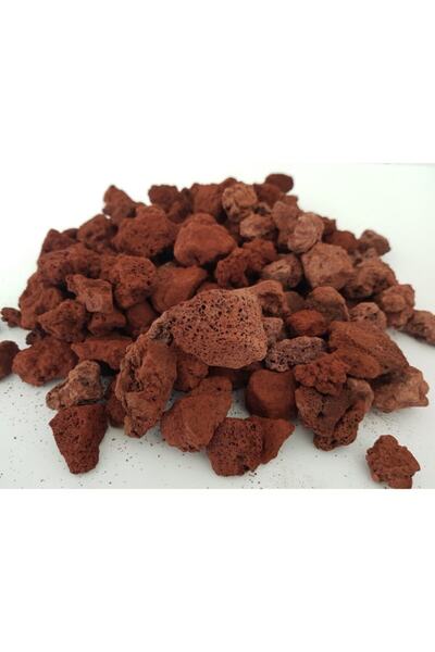 Doğalsan Tarım Iri Pomza 10 Kg 2-4 Cm Kırmızı Pomza Lav Taşı Volkanik Ponza Taşı