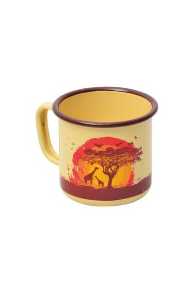 NURGAZ Emaye Kupa Krem