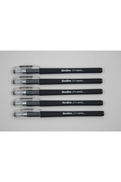 Scrikss Z5 Speed Jel Tükenmez Kalem Siyah 0.5mm (5adet)
