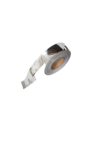 Temiz Pazar Krom Nikelaj Bant Yapışkanlı Araç Çıta Direk Kaplama Folyosu 4 Cm...