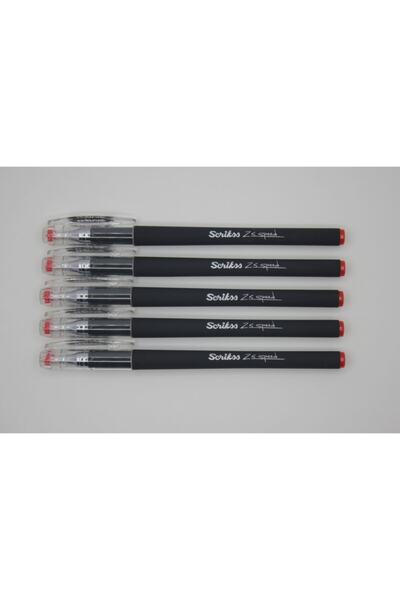 Scrikss Z5 Speed Jel Tükenmez Kalem Kırmızı 0.5mm (5adet)