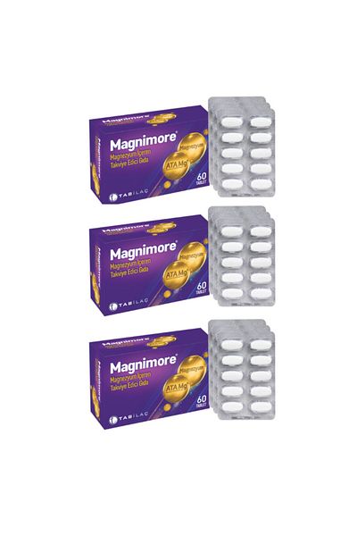 Magnimore Magnimore Magnesium Containing - Food SupplementSetof 3