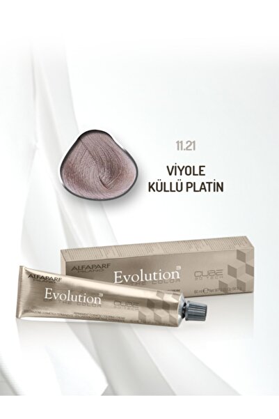 Alfaparf Evolution Saç Boyası 60 ml No: 11.21 Viyole Küllü Platin