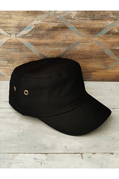 By Safari Erkek Castro Şapka Kasket Siyah Outdoor Stili Kep