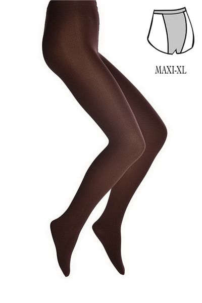 Dore Çorap Thermal (200 DENYE) Women's Pantyhose - Plus Size Brown / 40