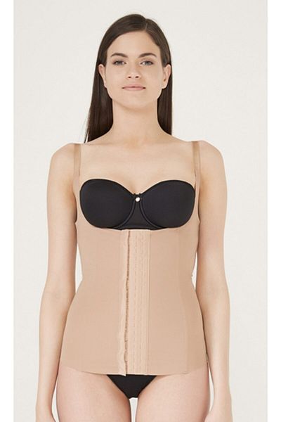 TEN 2114 Slimming Corset with Suspender Vest