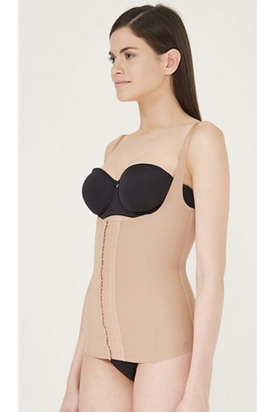 TEN 2114 Slimming Corset with Suspender Vest