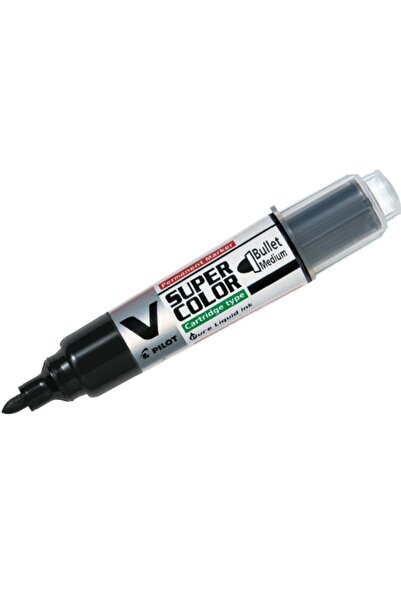 Pilot V-super Color Permanent Marker Siyah Koli Kalemi