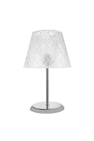 Modelight Sarah Abajur Beyaz Ayak / Beyaz File Şapka