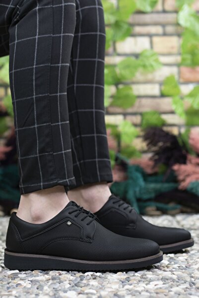 Riccon Men's Black Printed Casual Shoes0012192