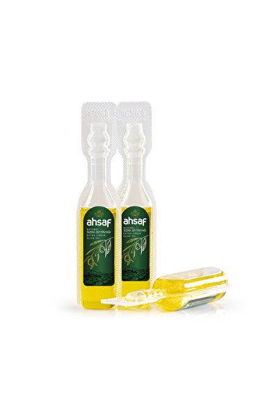 Ahsaf Natürel Sızma Zeytinyağı 10 ml Tek Kullanımlık (100'LÜ EKONOMİK PAKET)