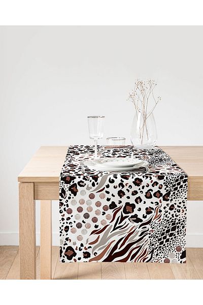 Realhomes Alerg modern din piele intoarsa cu imprimeu leopard
