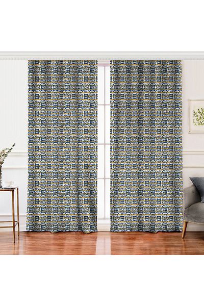 Realhomes Blugi cu aripi duble cu modele design special, perdea de fundal imprimată digital cu motiv text