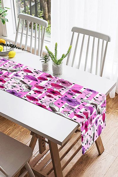 Realhomes Μοντέρνο Suede Runner με ψηφιακή εκτύπωση ειδικής σχεδίασης