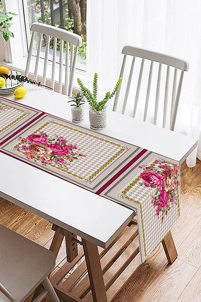 Realhomes Μοντέρνο Suede Runner με ψηφιακή εκτύπωση ειδικής σχεδίασης