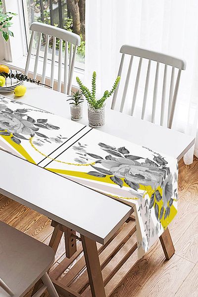 Realhomes Μοντέρνο Suede Runner με ψηφιακή εκτύπωση ειδικής σχεδίασης