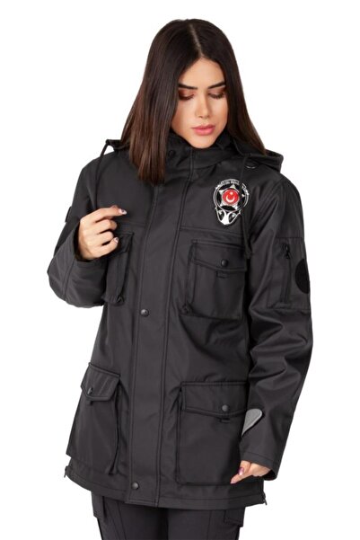 VEHBİ Yeni Tip Kamu Özel Güvenlik Kadın Kabanı (iç Montlu)