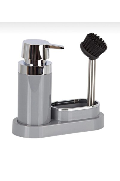 Prima Nova Σετ κουζίνας Polen Γκρι βούρτσα δοσομετρητή υγρού σαπουνιού