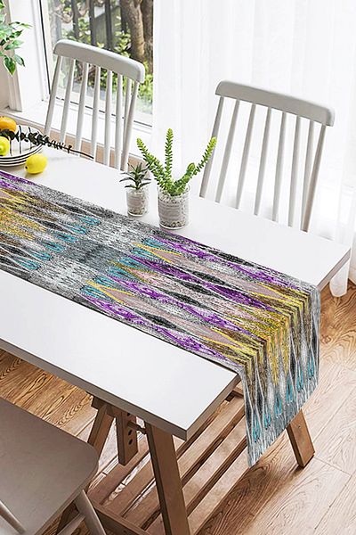 Realhomes Μοντέρνο Suede Runner με ψηφιακή εκτύπωση ειδικής σχεδίασης