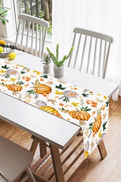 Realhomes Ψηφιακή τυπωμένη ειδική σχεδίαση Suede Runner με μοτίβο λουλουδιών σε παστέλ φόντο