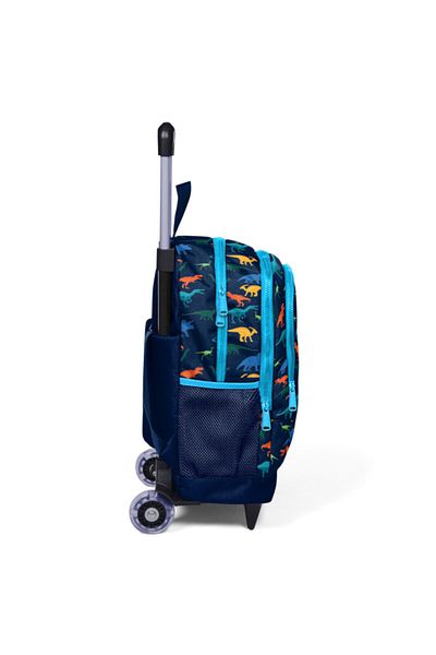 Yaygan Dinosaur Patterned Adalinhome LED Lighted School Bag with Squeegee