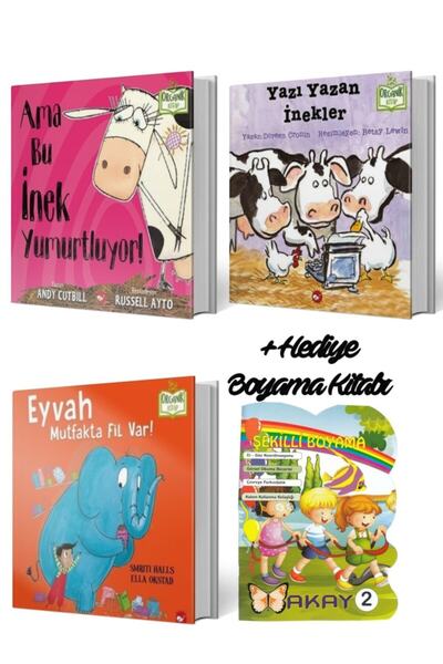 Beyaz Balina Yayınları But This Cow Is Laying Eggs |   Cows Writing Words |  ...