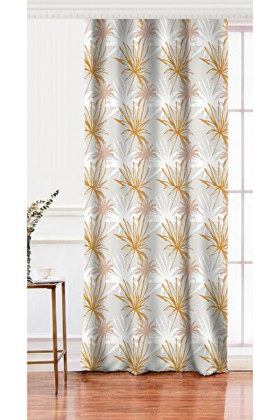 Realhomes ستارة خلفية مطبوعة رقمية حديثة بتصميم فردي باللونين الأبيض والذهبي