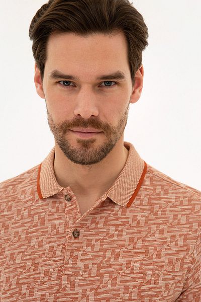 Pierre Cardin Μπλουζάκι με λαιμόκοψη Polo Slim Fit Tile